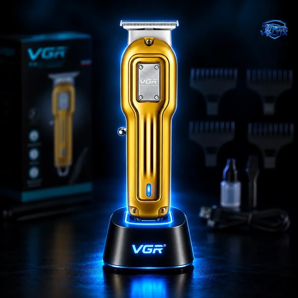 ماكينة حلاقة VGR V-191 – اللون الذهبي ✨✂️