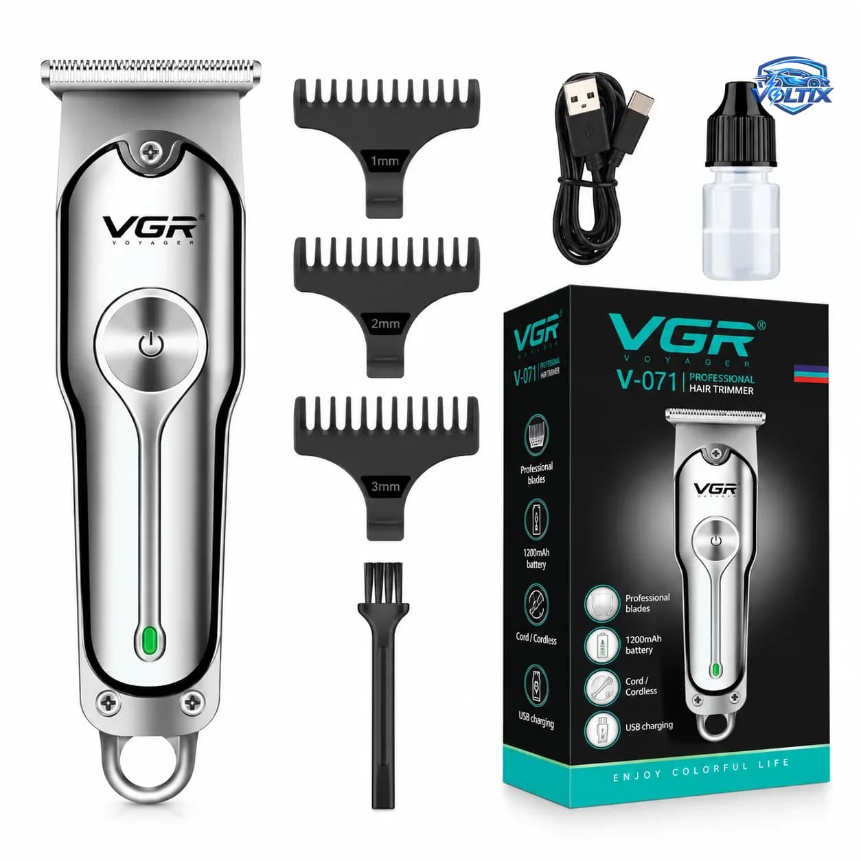 ماكينة حلاقة وتشذيب VGR V-071 ✂️ 2
