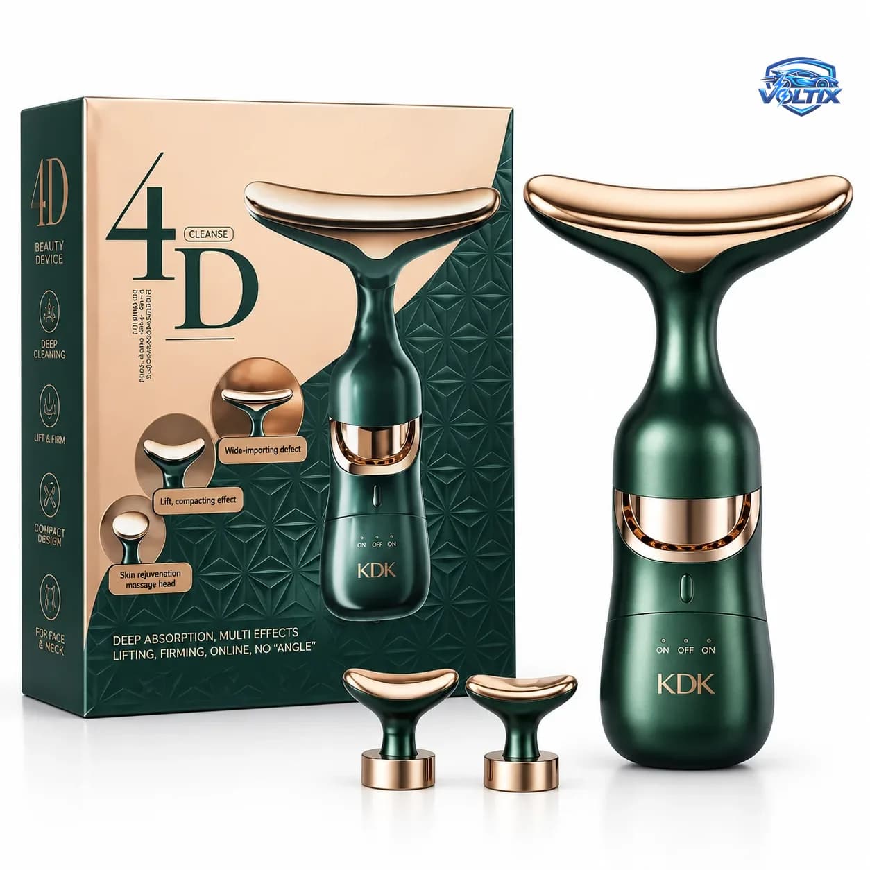 جهاز مساج وشد الوجه والرقبة 4D KDK ✨💆‍♀️ 2