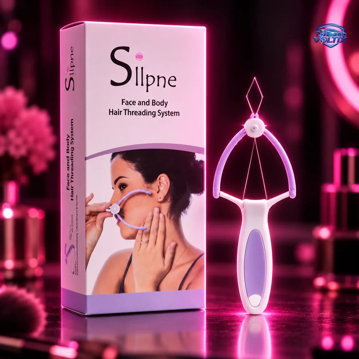 جهاز إزالة شعر الوجه والجسم بالخيط – Hair Threading System ✨💜