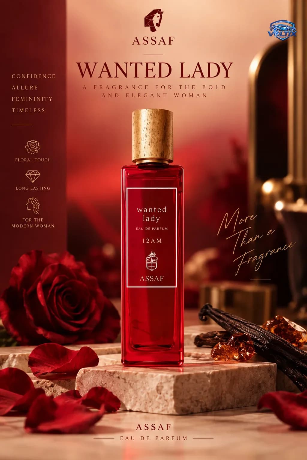 عطور ASSAF النسائية 🌸Assaf Wanted Lady