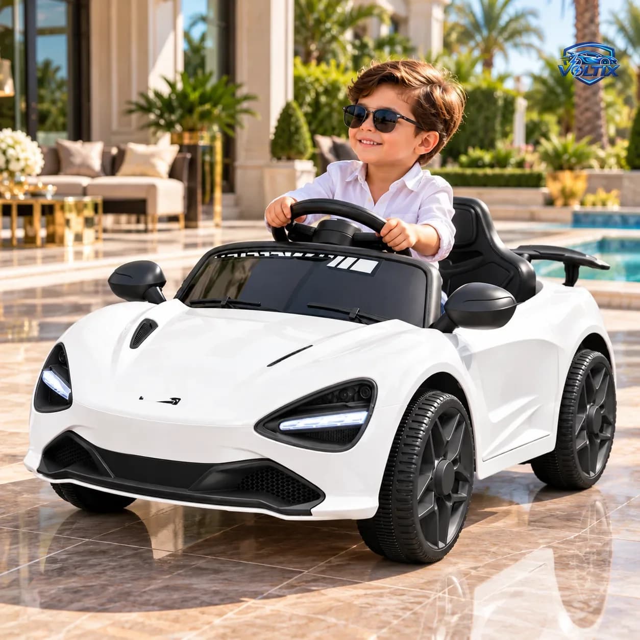 🏎️ سيارة كهربائية رياضية للأطفال – 6 فولت ⚡ 4