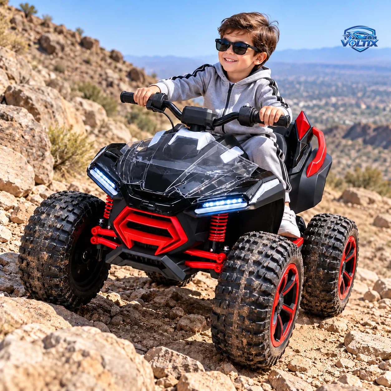 🏎️ سيارة دفع رباعي كهربائية للأطفال – 24 فولت ⚡ 4