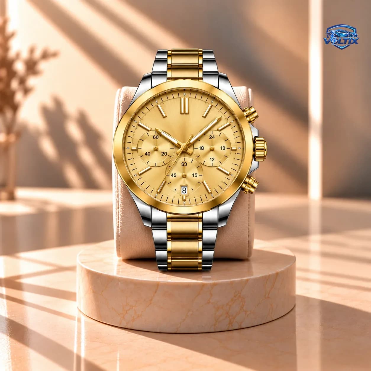 ⌚ ساعة رجالية فاخرة – تصميم كلاسيكي عصري