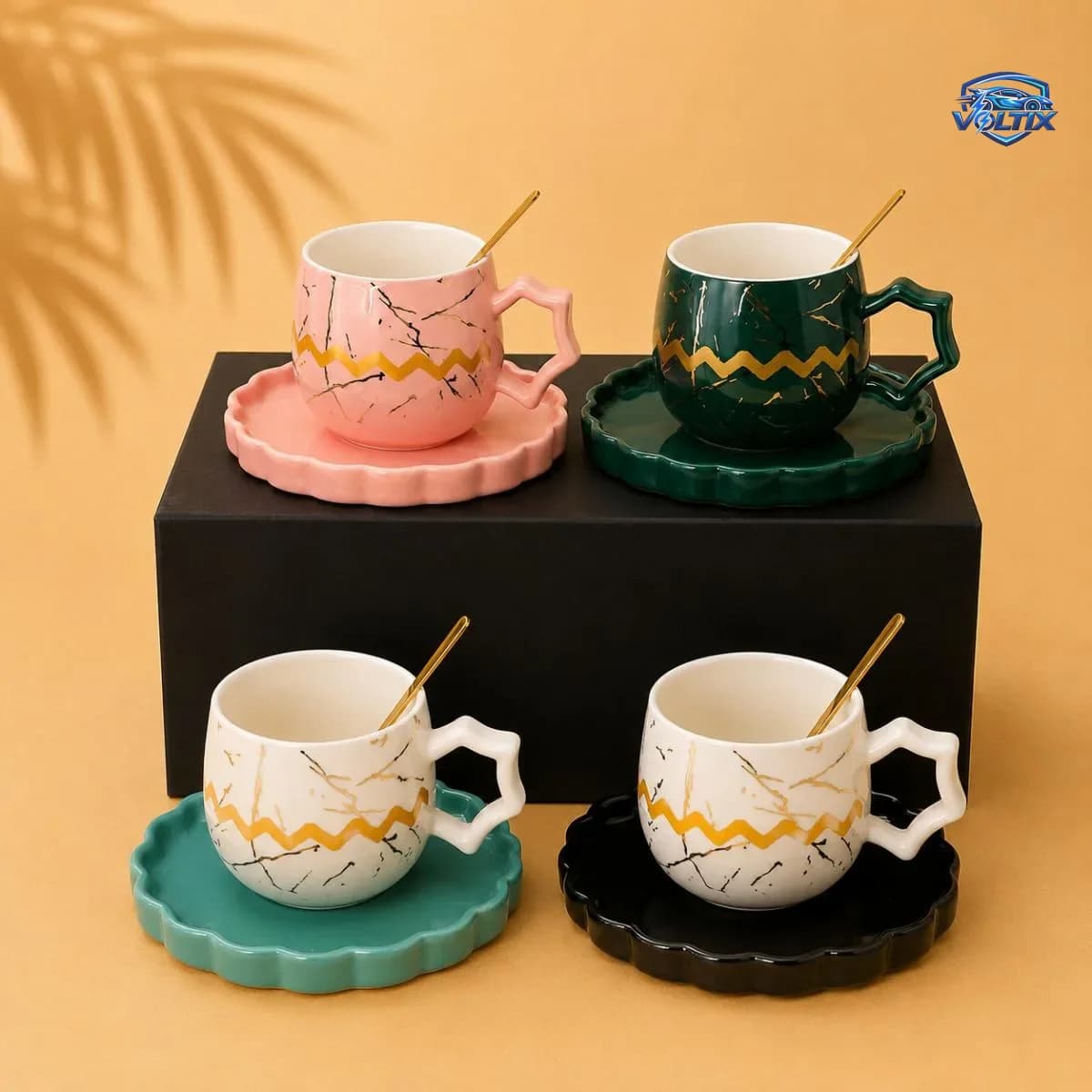 ☕ تشكيلة أكواب سيراميك بألوان باستيل وتصاميم كيوت 🎀