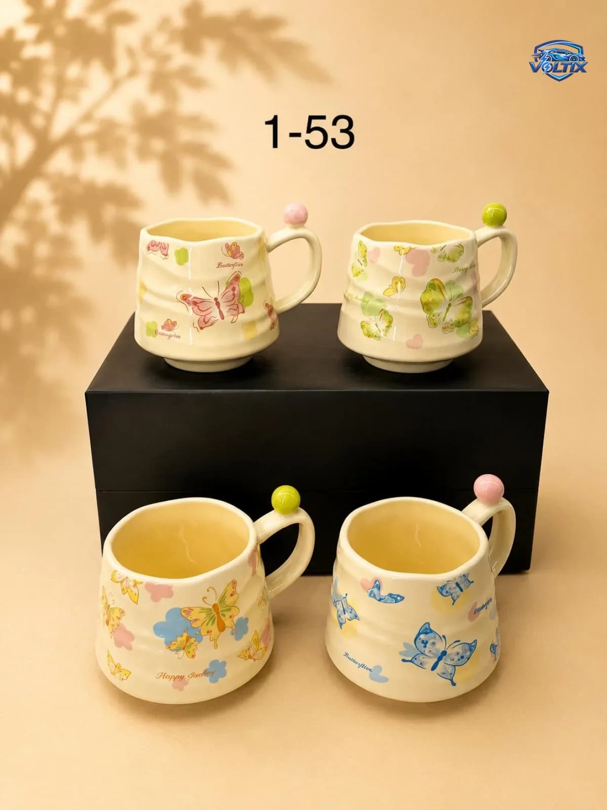 ☕ تشكيلة أكواب سيراميك بألوان باستيل وتصاميم كيوت 🎀