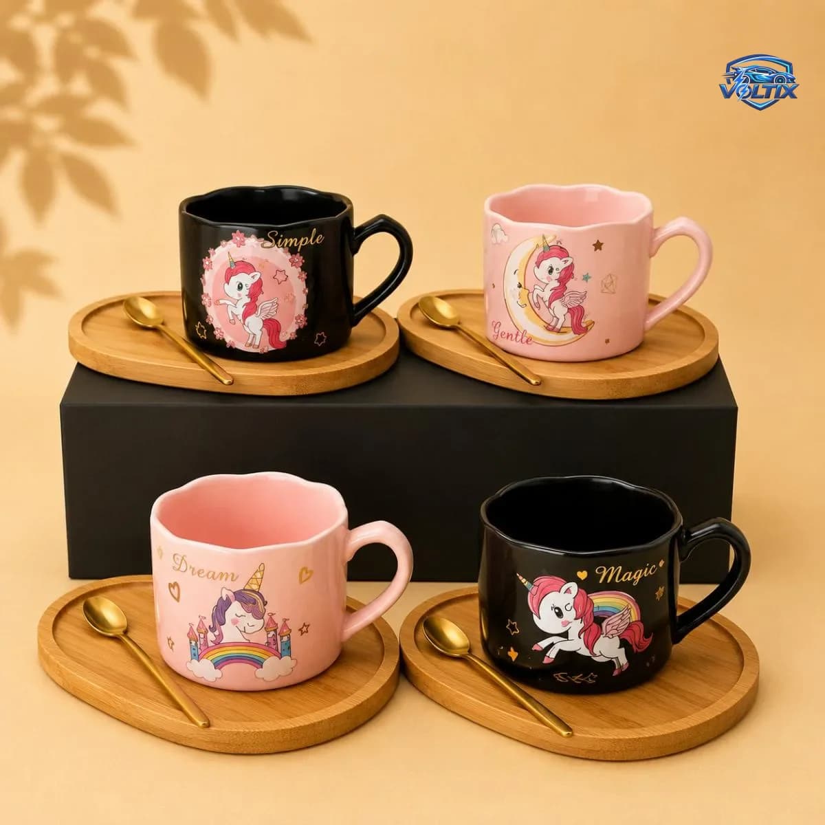 ☕ تشكيلة أكواب سيراميك بألوان باستيل وتصاميم كيوت 🎀