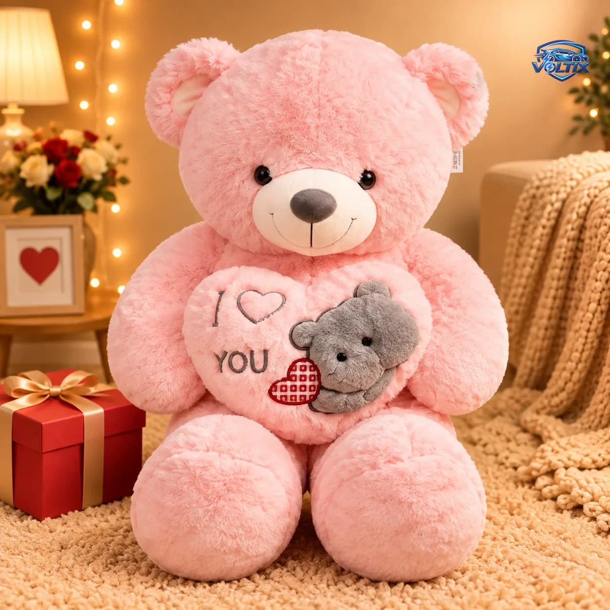 🧸❤️ دبدوب الحب – 95 سم | متوفر بثلاثة ألوان 4
