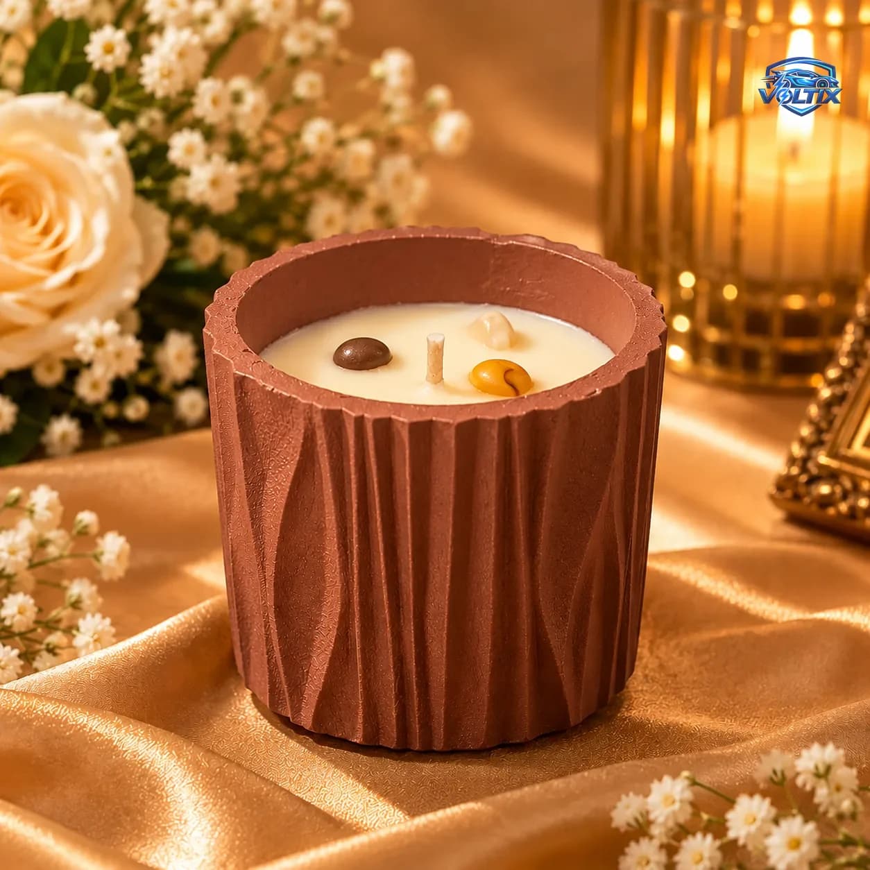 🕯️✨ شمعة عطرية بتصميم فاخر