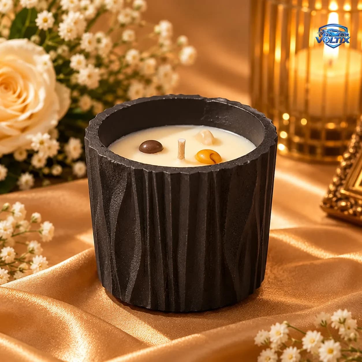 🕯️✨ شمعة عطرية بتصميم فاخر 2