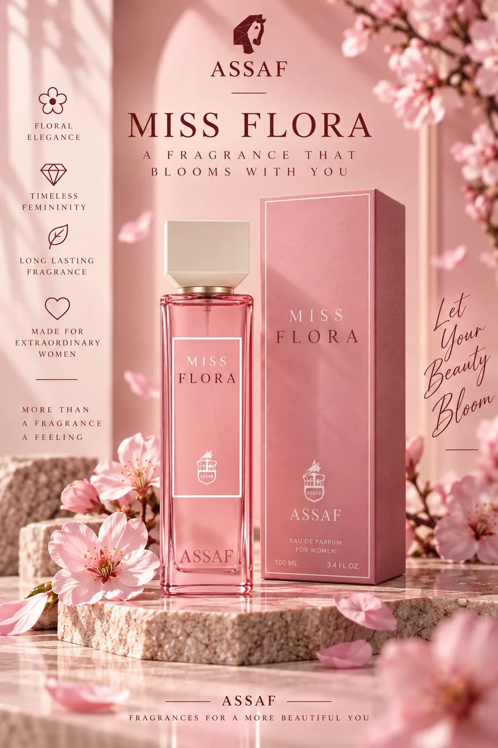 عطور ASSAF النسائية 🌸Assaf Miss Flora