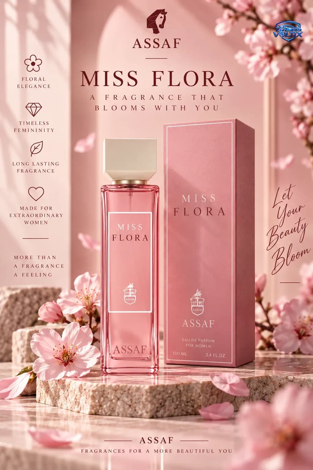 عطور ASSAF النسائية 🌸Assaf Miss Flora